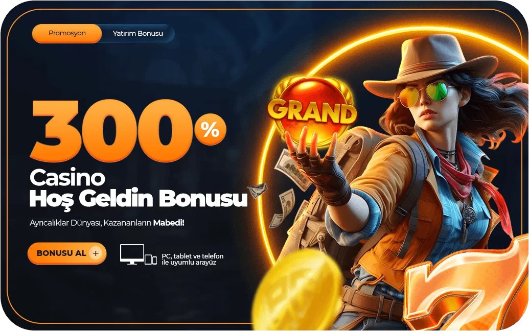 %300 Casino Hoşgeldin Bonusu - Betmabet