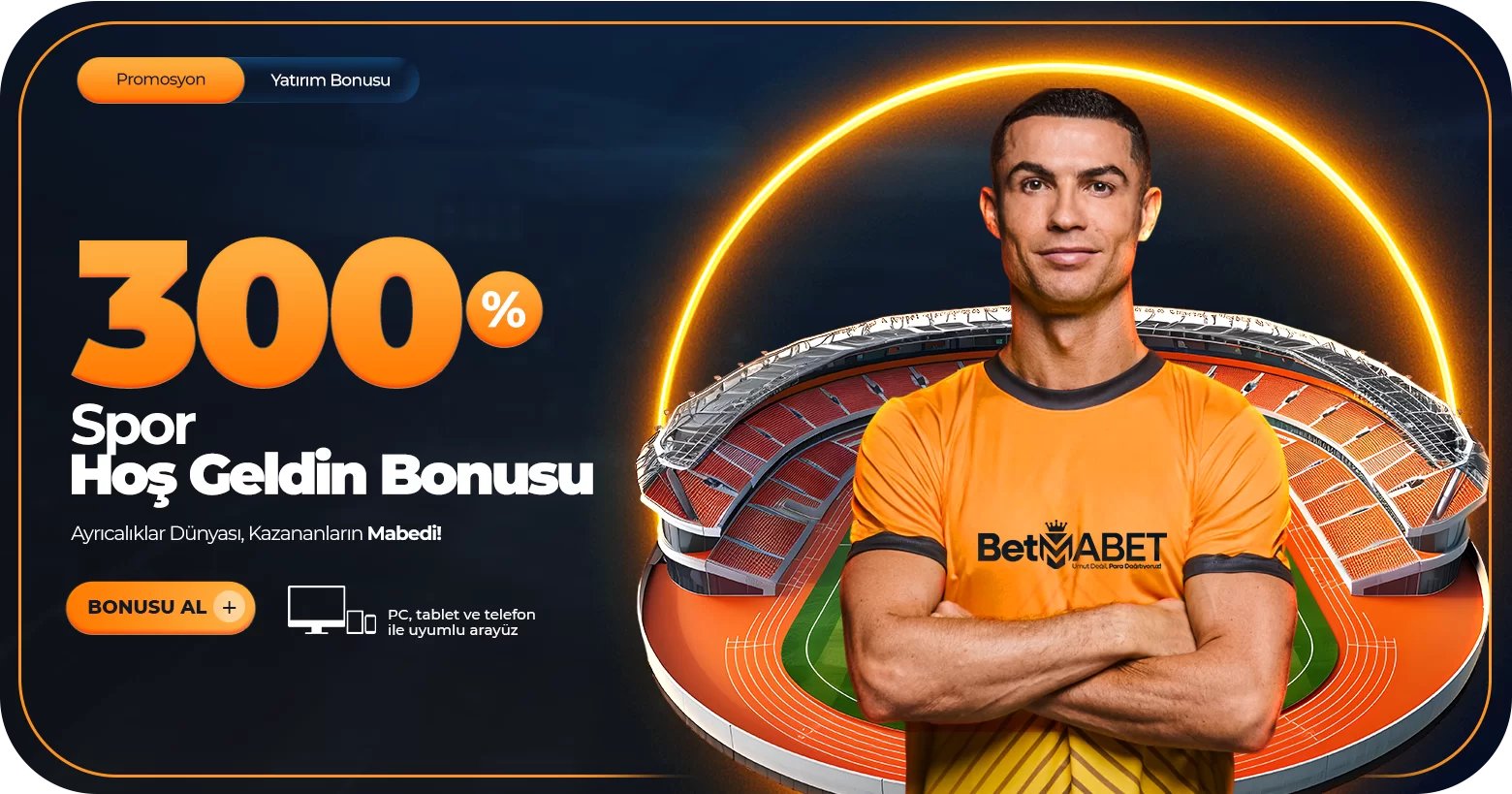 %300 Spor İlk Yatırım Bonusu - Betmabet