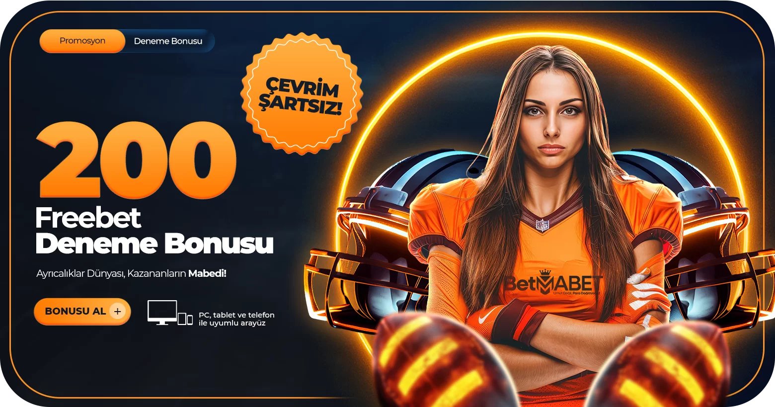 200 Freebet Deneme Bonusu - Betmabet