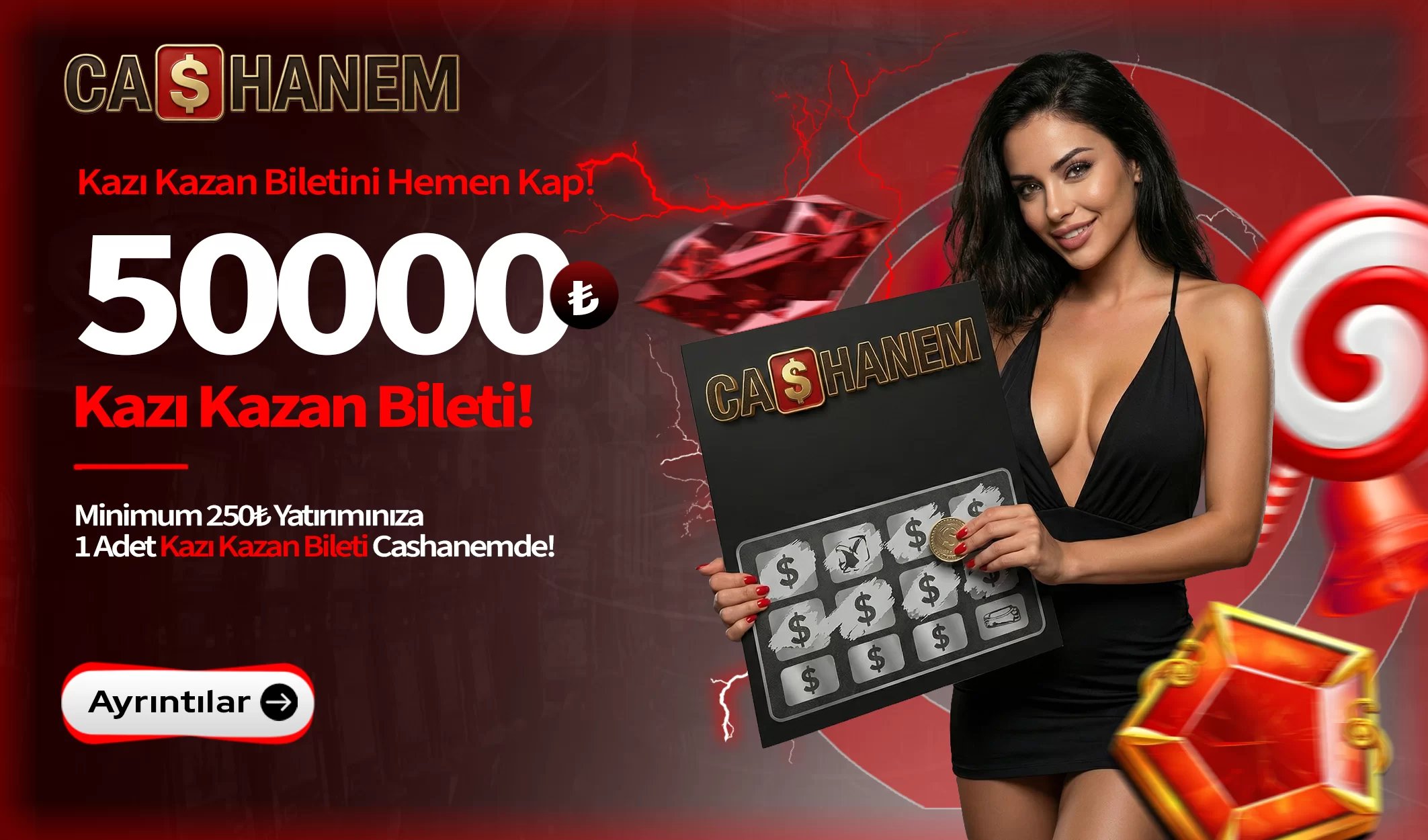 50000 Tl Ödüllü Kazı Kazan - Cashanem