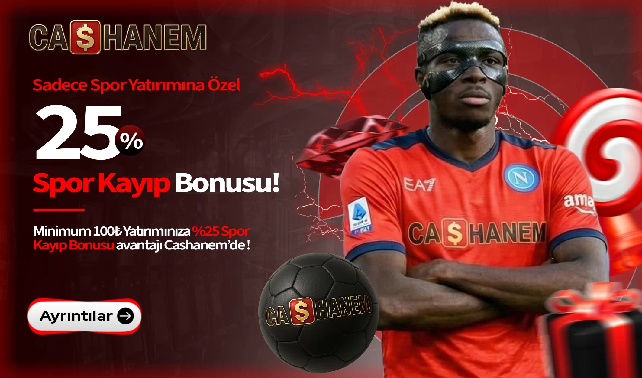 %25 Spor Kayıp Bonusu - Cashanem
