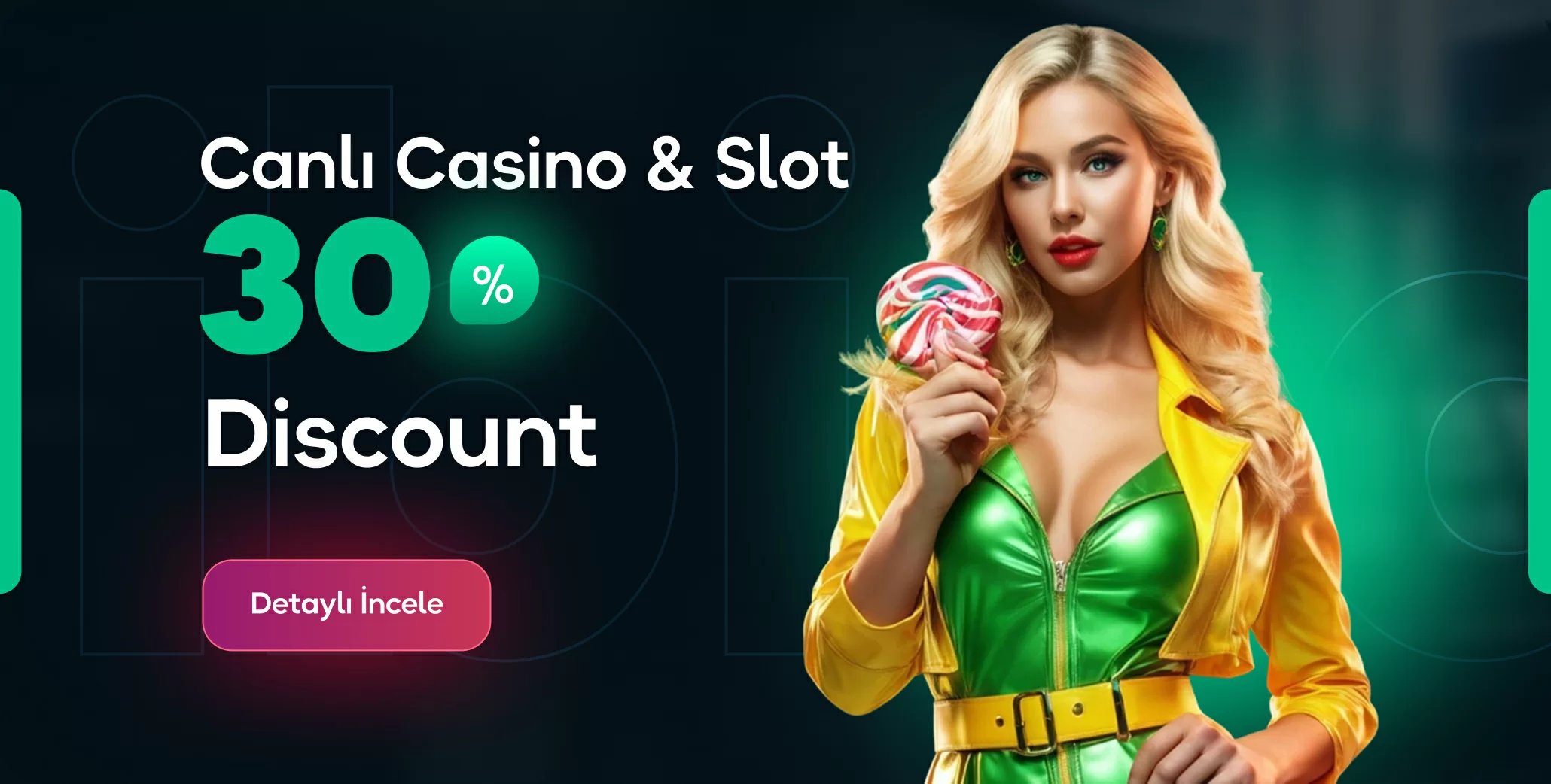 %30 Kayıplarınıza Canlı Casıno & Slot Dıscount