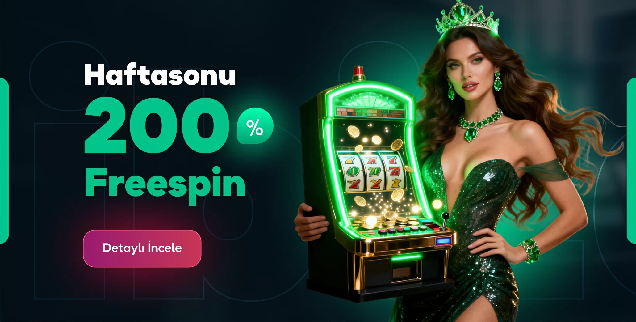 Haftasonu Özel %200 Freespin!
