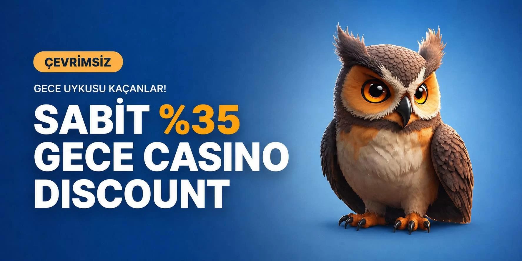 Her Gece Sabit %35 Casino Discount - Mislikazan