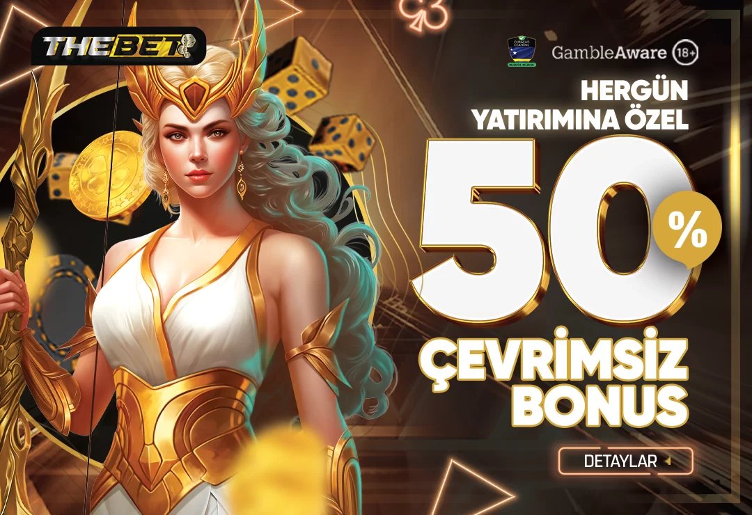 Hergün Yatırımınıza %50 Çevrimsiz Bonus - Thebet