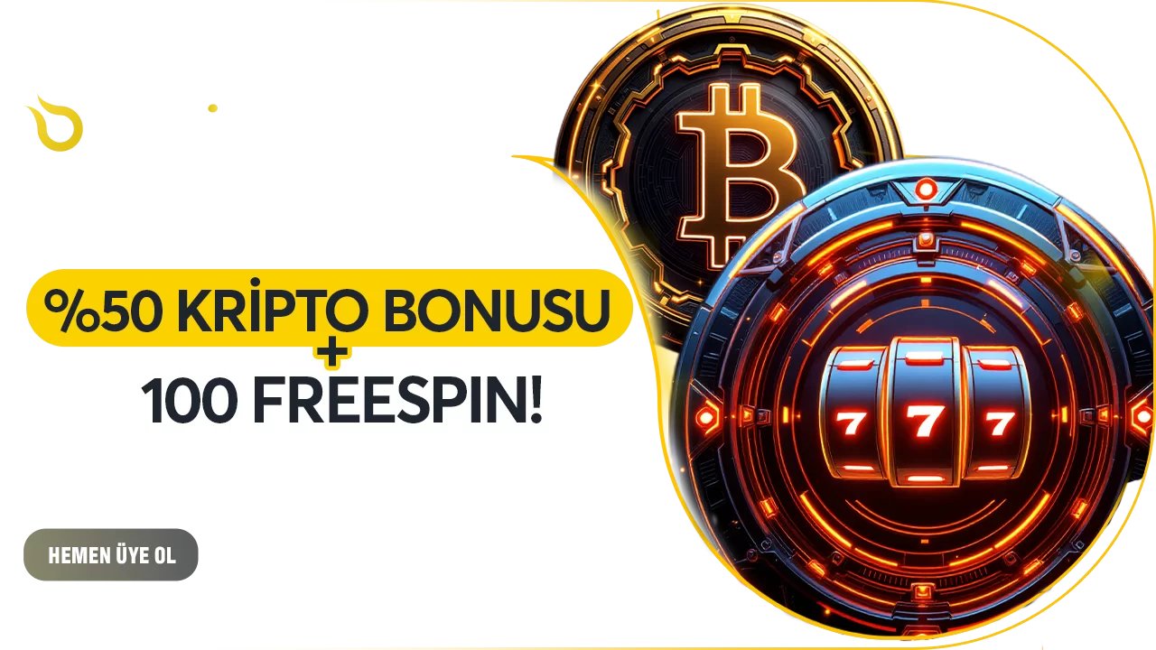 %50 Kripto Bonusu + 100 Freespin - Betcio