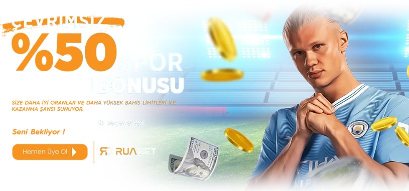 %50 Çevirimsiz Spor Yatırım Bonusu - Ruabet