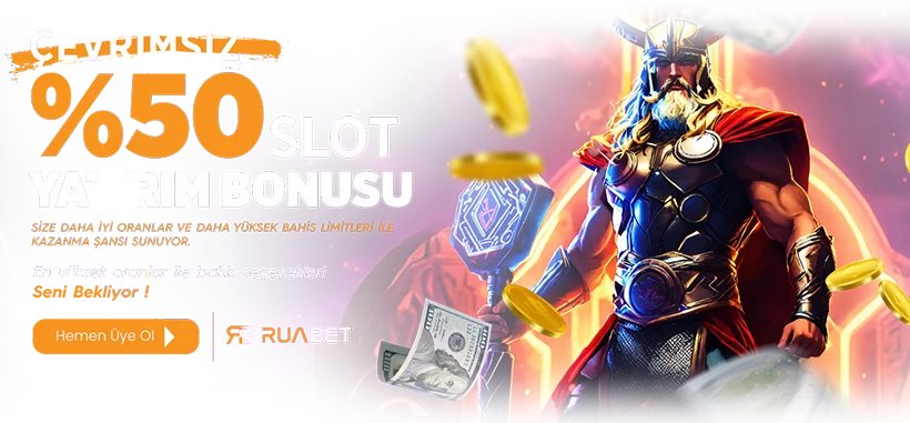 %50 Çevirimsiz Slot Yatırım Bonusu - Ruabet