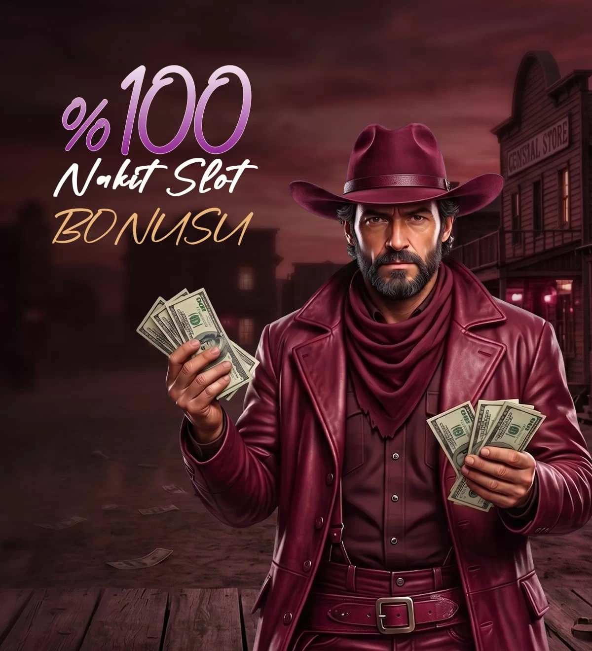 %100 Nakit Slot Bonusu