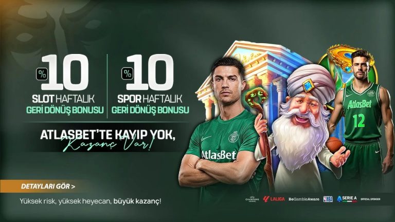 Casino Ve Spor Haftalık Geri Dönüş Bonusu - Atlasbet
