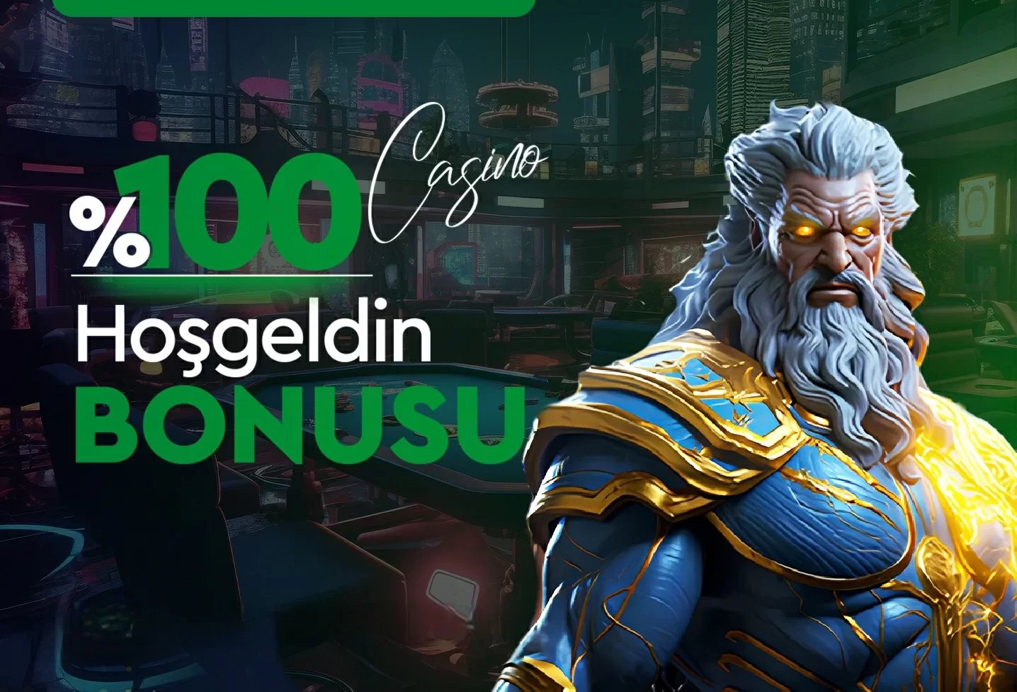 %100 Hoşgeldin Casino Yatırım Bonusu - Betcanavar