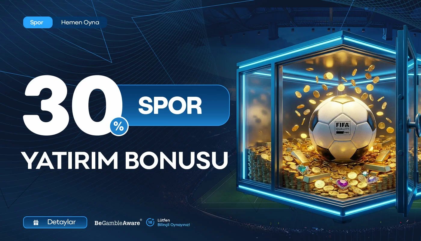%30 Spor Yatırım Bonusu - Atekbet