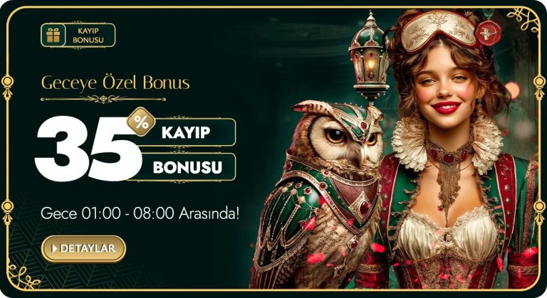 Geceye Özel Kayıp Bonusu - Robinbet
