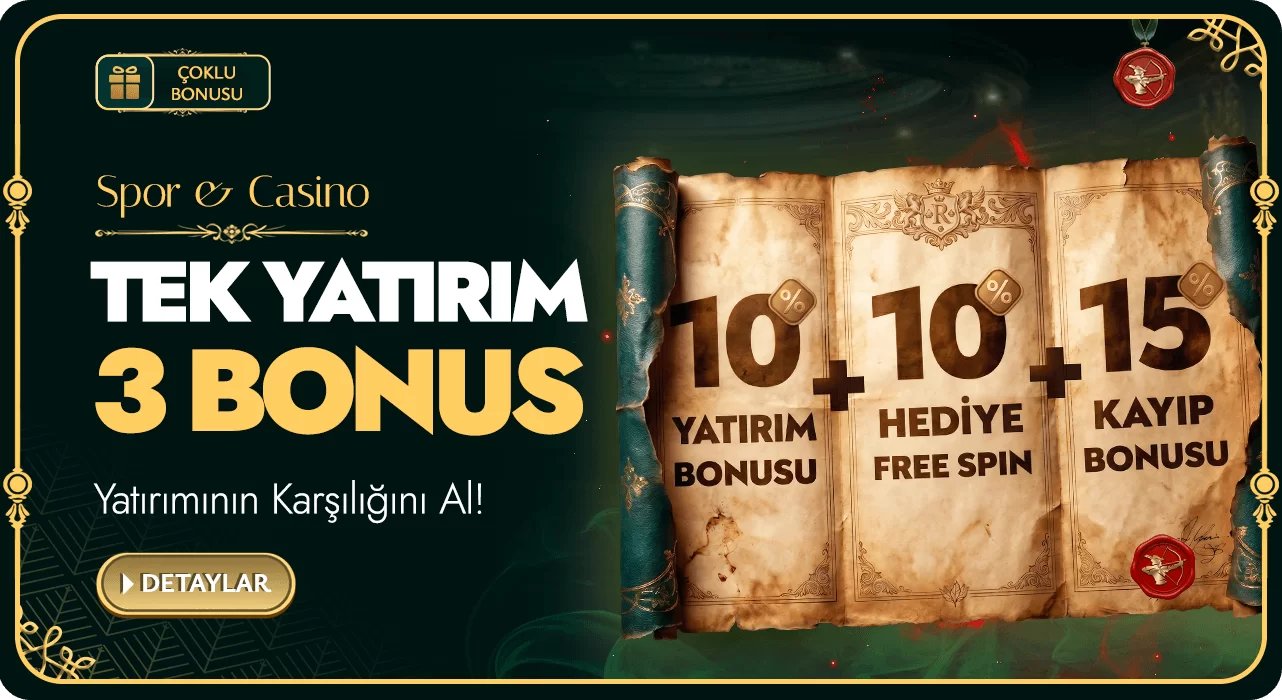 %10 Yatırım Bonusu +%10 Freespin +%15 Kayıp Bonusu! - Robinbet
