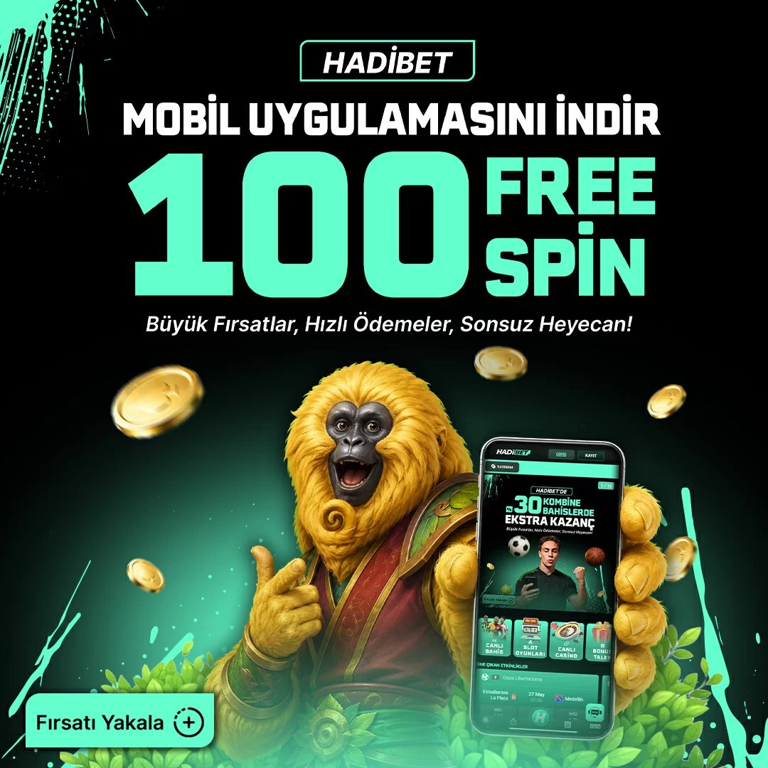 Mobil Uygulama 100 Freespin - Hadibet