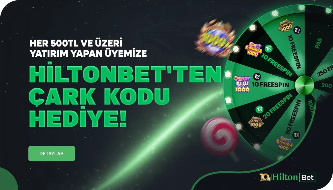 Çark Kodu / Çevir Ve Kazan ! - Hiltonbet