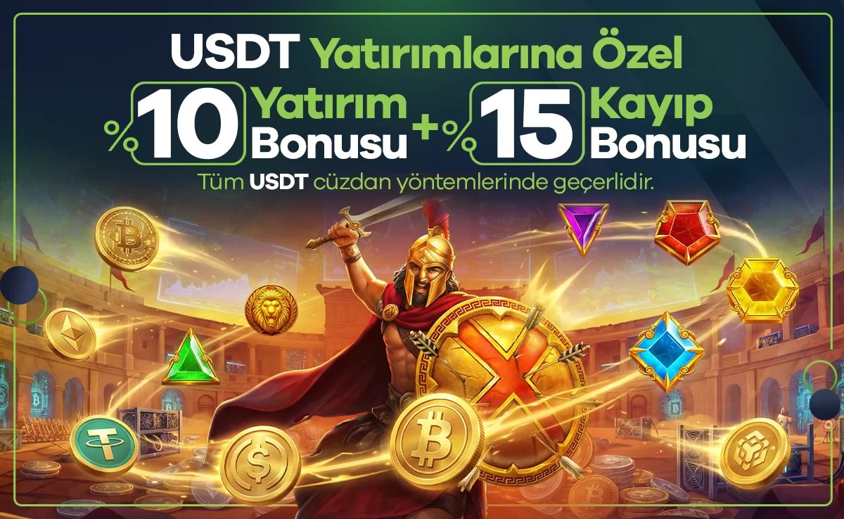 Usdt Yatirimlariniza Özel %10 Yatırım Bonusu %15 Kayıp Bonusu - Galabet