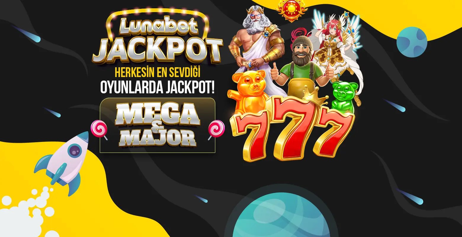 Lunabet Jackpot İle Tüm Oyunlarda Ekstra Kazanç Seni Bekliyor! - Lunabet