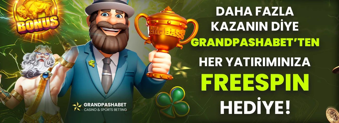 Grandpashabet'ten Her Yatırıma Freespin! - Grandpashabet