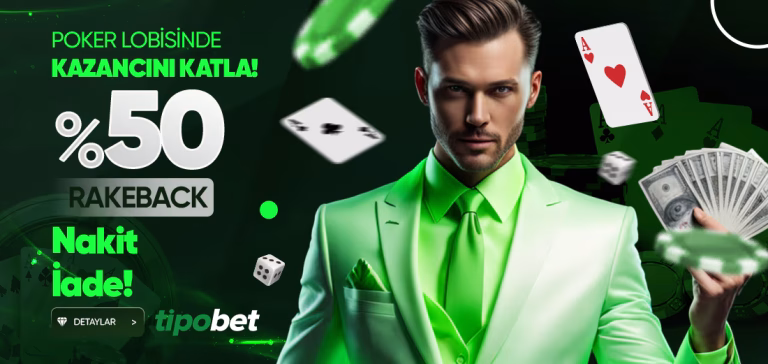 Poker, Okey Ve Tavla Oyunlarında Rakeback İade Promosyonu - Tipobet