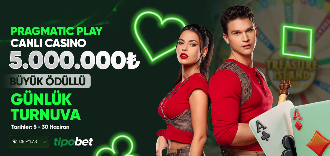 Toplam 5.000.000 Tl Ödüllü Günlük Canlı Casino Turnuvası - Tipobet