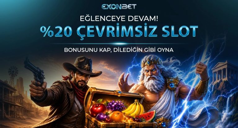 Çevrimsiz Slot Bonusu - Exonbet