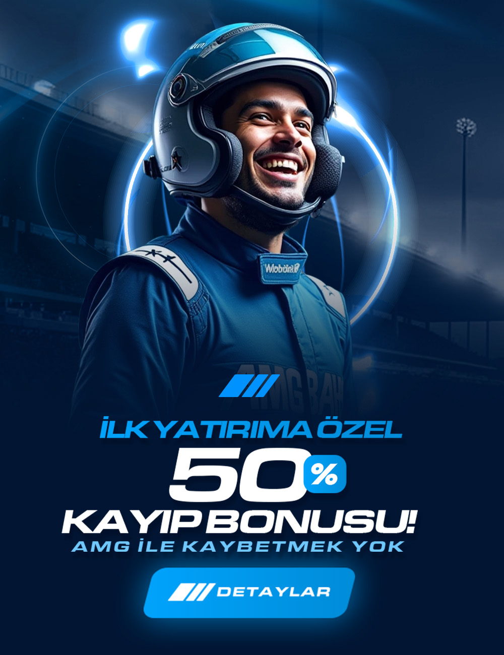 İlk Yatırıma Özel %50 Kayıp Bonusu - Amgbahis