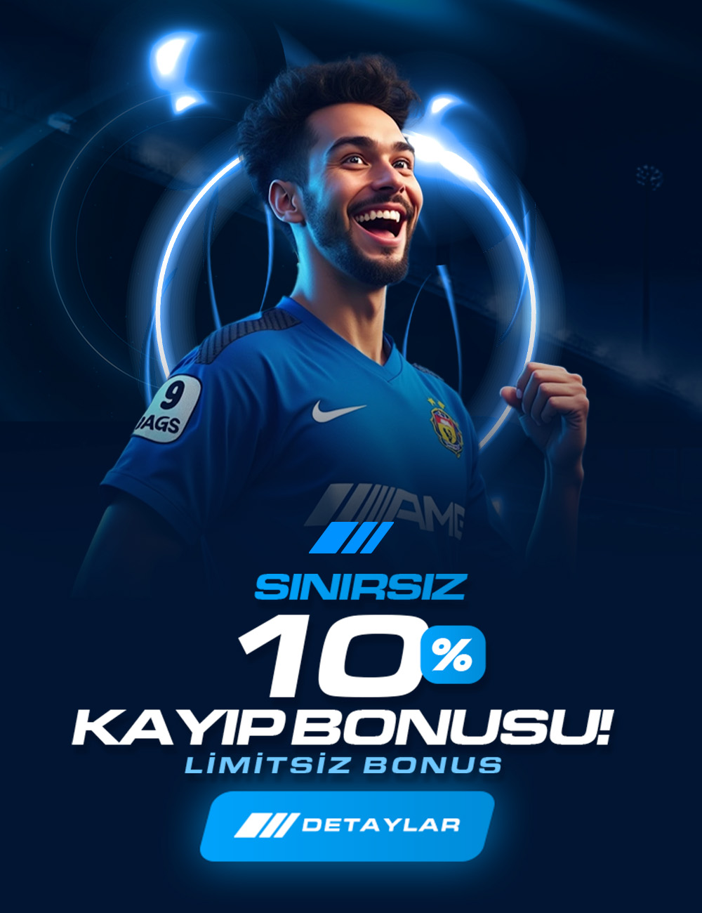 %10 Sınırsız Kayıp Bonusu - Amgbahis